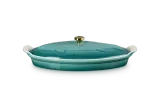 Форма для запекания рыбы Le Creuset с крышкой, каменная керамика, 1,6 л, Bleu Riviera — фото 5