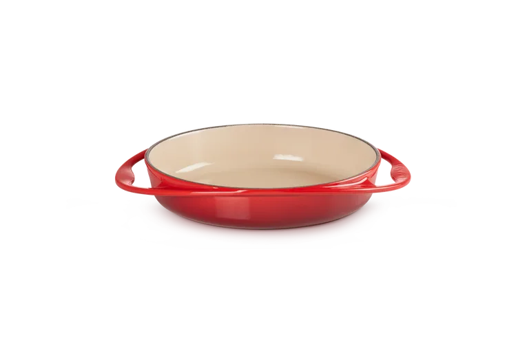 Форма для тарта татен чугунная Le Creuset 25 см, 1,8 л, эмалированная, вишнёвая