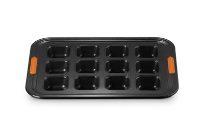 Форма для брауни Le Creuset на 12 порций, углеродистая сталь, чёрная