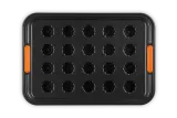 Форма для мини-канеле Le Creuset на 20 штук, углеродистая сталь с антипригарным покрытием, чёрная — фото 3