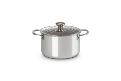 Кастрюля для мяса Le Creuset 3-ply Plus 18 см, 2,8 л, нержавеющая сталь и алюминий