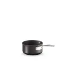 Ковш для молока Le Creuset из кованого анодированного алюминия 16 см, 1,6 л, антипригарный, чёрный — фото 1