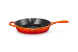 Глубокая чугунная сковорода Le Creuset 26 см, 2 л, эмалированная, для жарки и подачи, пламенная — фото 1