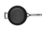 Сковорода глубокая Le Creuset 26 см, 2,7 л, кованый анодированный алюминий, антипригарная, с дополнительной ручкой, для индукции — фото 2