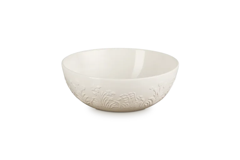 Салатник Le Creuset Jardin из каменной керамики 3,6 л, 26,4 см, кремовый Meringue