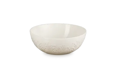 Салатник Le Creuset Jardin из каменной керамики 3,6 л, 26,4 см, кремовый Meringue