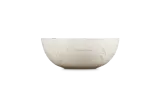 Салатник Le Creuset Jardin из каменной керамики 3,6 л, 26,4 см, кремовый Meringue — фото 3