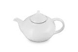Заварочный чайник Le Creuset из каменной керамики с ситечком из нержавеющей стали, белый — фото 2