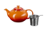 Чайник заварочный Le Creuset с ситечком из нержавеющей стали, каменная керамика, огненный — фото 1