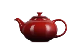 Заварочный чайник из каменной керамики Le Creuset со стальным ситечком, вишнёвый — фото 3