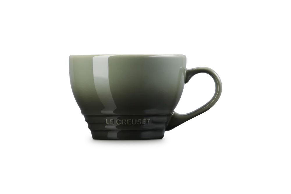 Кружка для капучино Le Creuset из каменной керамики 400 мл, Thyme зелёная
