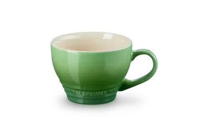 Кружка для капучино Le Creuset из каменной керамики 400 мл, зелёная bamboo green
