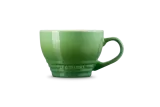 Кружка для капучино Le Creuset из каменной керамики 400 мл, зелёная bamboo green — фото 3