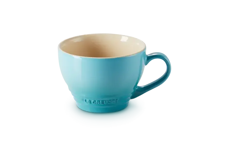 Кружка для капучино Le Creuset из каменной керамики 400 мл, карибский синий