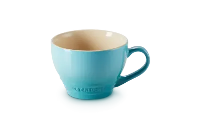 Кружка для капучино Le Creuset из каменной керамики 400 мл, карибский синий