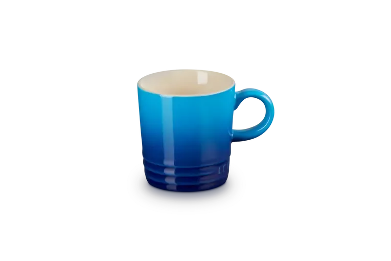 Кружка для эспрессо Le Creuset из каменной керамики 100 мл, Azure голубая