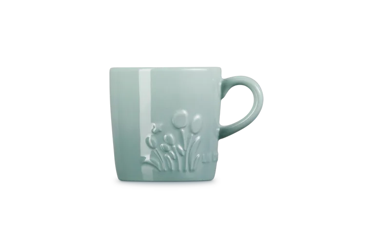 Кружка для капучино Jardin Le Creuset, каменная керамика, 200 мл, голубая sea salt