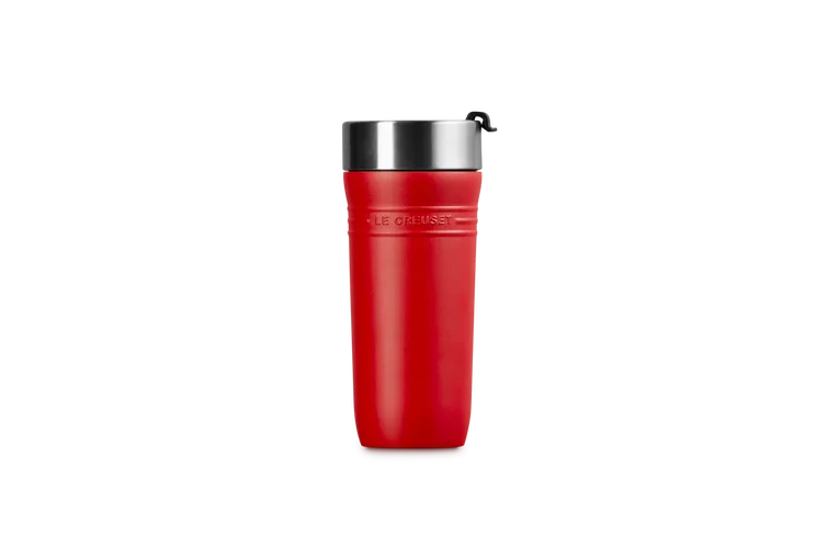 Термокружка Le Creuset On the Go 350 мл, нержавеющая сталь, вишнёвая