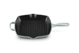 Квадратная сковорода-гриль Le Creuset Signature, эмалированный чугун, sea salt, для индукции, газа и духовки — фото 2