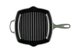 Сковорода-гриль Le Creuset Signature квадратная thyme, эмалированный чугун, 6,2 л, для индукции, духовки и гриля — фото 4