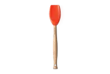 Ложка кухонная Le Creuset Craft, силикон и дерево, 29 см, огненный цвет — фото 1