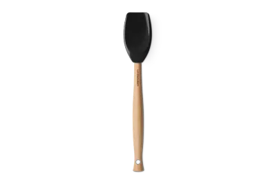 Ложка Le Creuset Craft, силикон и дерево, 29 см, чёрная