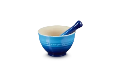 Ступка Le Creuset из каменной керамики azure 0,3 л, 11,5 x 11,5 x 7,1 см, синяя