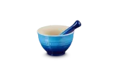 Ступка Le Creuset из каменной керамики azure 0,3 л, 11,5 x 11,5 x 7,1 см, синяя — фото 1