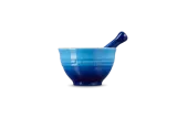 Ступка Le Creuset из каменной керамики azure 0,3 л, 11,5 x 11,5 x 7,1 см, синяя — фото 3