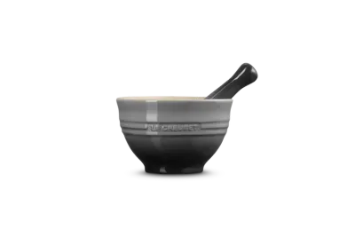 Ступка Le Creuset из каменной керамики flint 0,3 л, 11,5 x 11,5 x 7,1 см, серая
