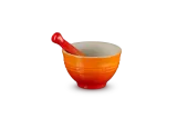 Ступка Le Creuset из каменной керамики 0,3 л, 11,5 x 11,5 x 7,1 см, пламенная — фото 1