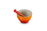 Ступка Le Creuset из каменной керамики 0,3 л, 11,5 x 11,5 x 7,1 см, пламенная — фото 2