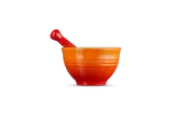 Ступка Le Creuset из каменной керамики 0,3 л, 11,5 x 11,5 x 7,1 см, пламенная — фото 3