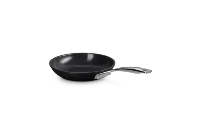 Сковорода Le Creuset 20 см, керамическое антипригарное покрытие без PFAS, алюминий, для индукции, чёрно-серебристая