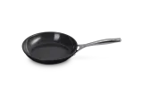 Сковорода Le Creuset 24 см, керамическое антипригарное покрытие без PFAS, алюминиевая, для индукции, чёрно-серебристая — фото 4
