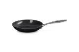 Сковорода Le Creuset 24 см, керамическое антипригарное покрытие без PFAS, алюминиевая, для индукции, чёрно-серебристая — фото 5