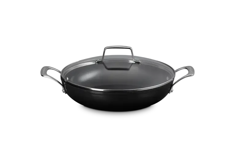 Профессиональная сковорода Le Creuset 28 см, две ручки, керамическое покрытие без PFAS, алюминий, для индукции