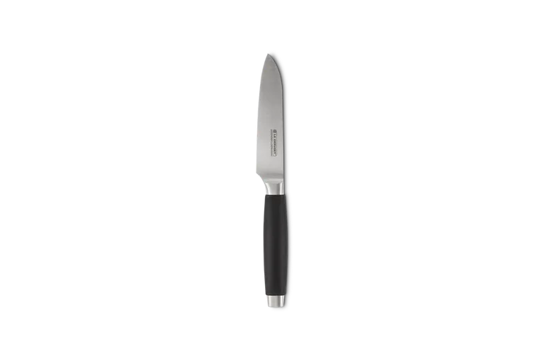 Нож Santoku Le Creuset 13 см, нержавеющая сталь, чёрная рукоятка