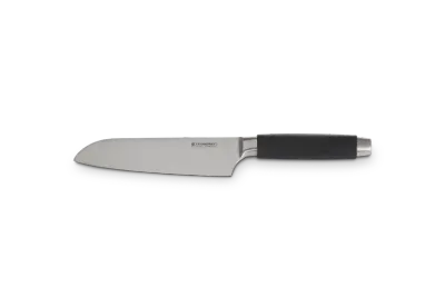 Нож Santoku Le Creuset 18 см, нержавеющая сталь, чёрная рукоятка