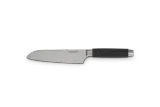 Нож Santoku Le Creuset 18 см, нержавеющая сталь, чёрная рукоятка — фото 1
