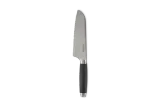 Нож Santoku Le Creuset 18 см, нержавеющая сталь, чёрная рукоятка — фото 3
