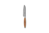Нож Santoku Le Creuset 13 см, дамасская сталь, рукоятка из оливкового дерева — фото 3
