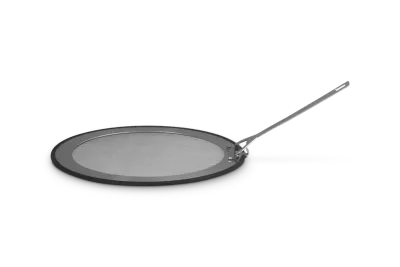 Защитный экран от брызг для сковороды Le Creuset, нержавеющая сталь, для сковород 26-30 см, серебристый