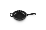 Сковорода чугунная эмалированная Le Creuset 16 см для жарки и подачи, матовая чёрная, для индукционных плит — фото 2