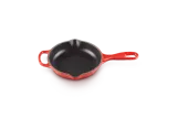 Сковорода чугунная эмалированная Le Creuset 16 см с рёбрами гриля для жарки и подачи, вишнёвая, для индукции — фото 2