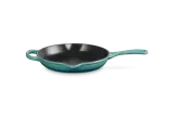 Сковорода чугунная эмалированная Le Creuset 23 см для жарки и подачи, цвет Bleu riviera, для индукции — фото 6