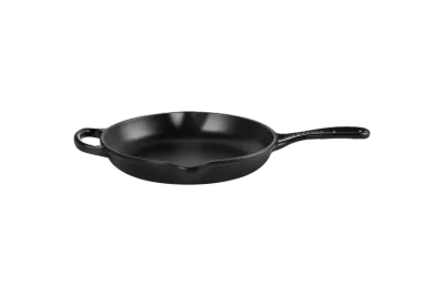 Сковорода чугунная эмалированная Le Creuset 20 см для жарки и подачи, матовая чёрная, для индукционных плит