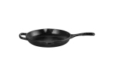 Сковорода чугунная эмалированная Le Creuset 20 см для жарки и подачи, матовая чёрная, для индукционных плит — фото 1