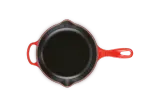 Сковорода чугунная эмалированная Le Creuset 20 см для жарки и подачи, вишнёвая, для индукционных плит — фото 4