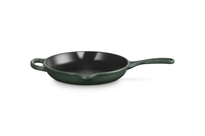 Сковорода чугунная эмалированная Le Creuset 23 см для жарки и подачи, Forêt, зелёная, индукция, гриль
